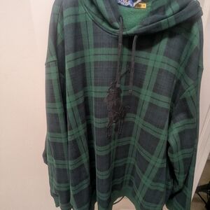 Polo by Ralph Lauren Black and Green Hoodie